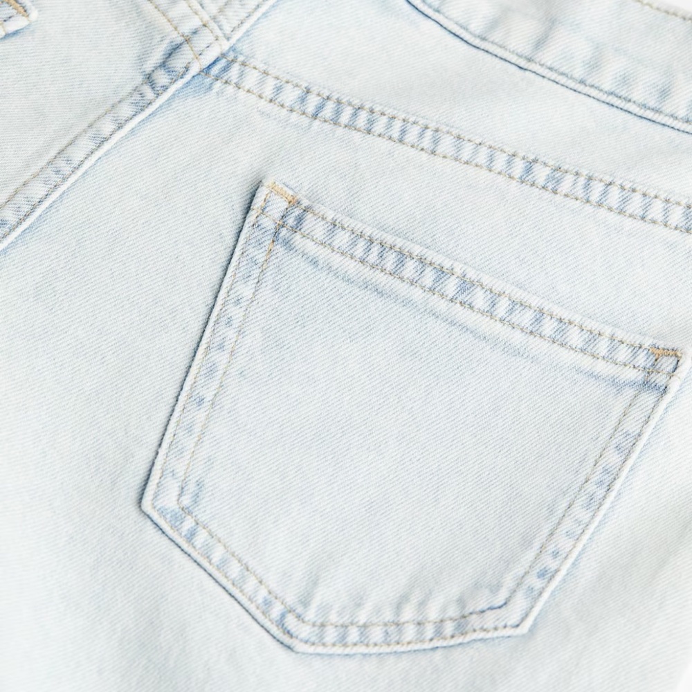 H&M Girls Wide Leg Cargo Jeans - Picture 2 of 3